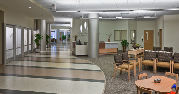 Hospital with Safe Interiors Design by Array Architects