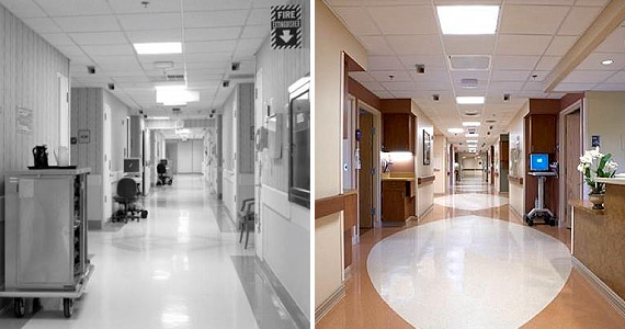 New Vs. Renovated Health Facilities Side by Side Image