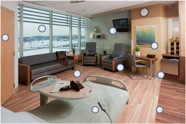 Pat Malick Patient Room Design Elements