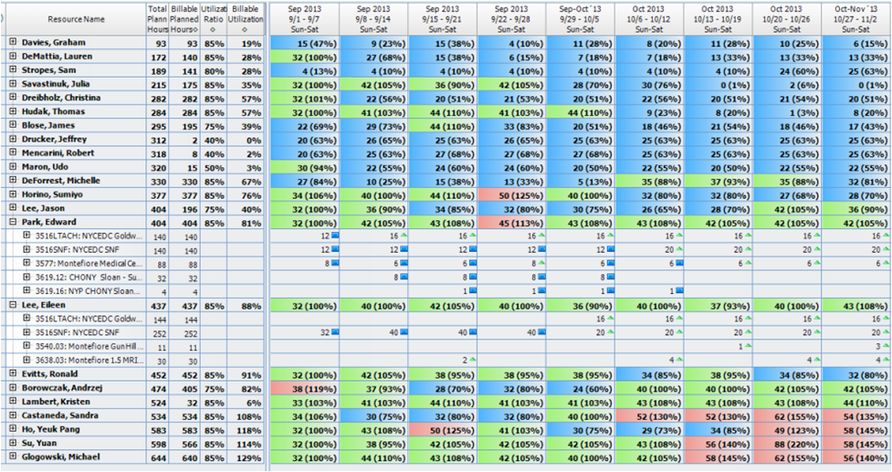 Timetracking Screenshot- Deltek Vision