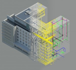 Virtual Design and Construction Graphic Healthcare Building