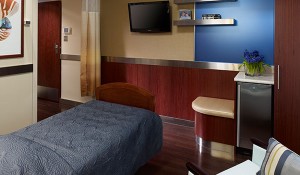 Room that supports family members in hospital