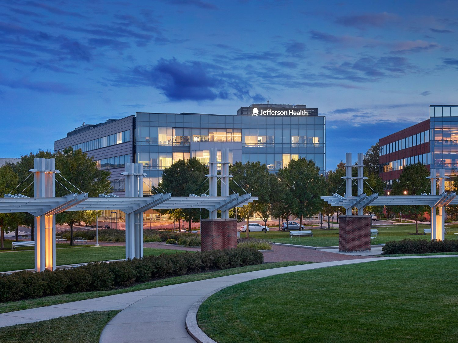 Exterior of Jefferson Health Navy Yard