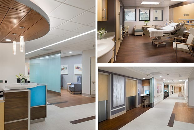 MacDonald Women's Hospital Lobby, Private Room, and Corridor Designs