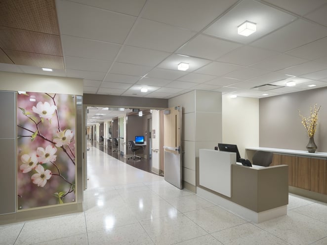 Reception/Unit Entrance at the AntePartum Unit, NewYork Presbyterian