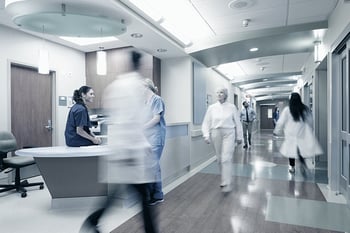 Active Hospital Corridor