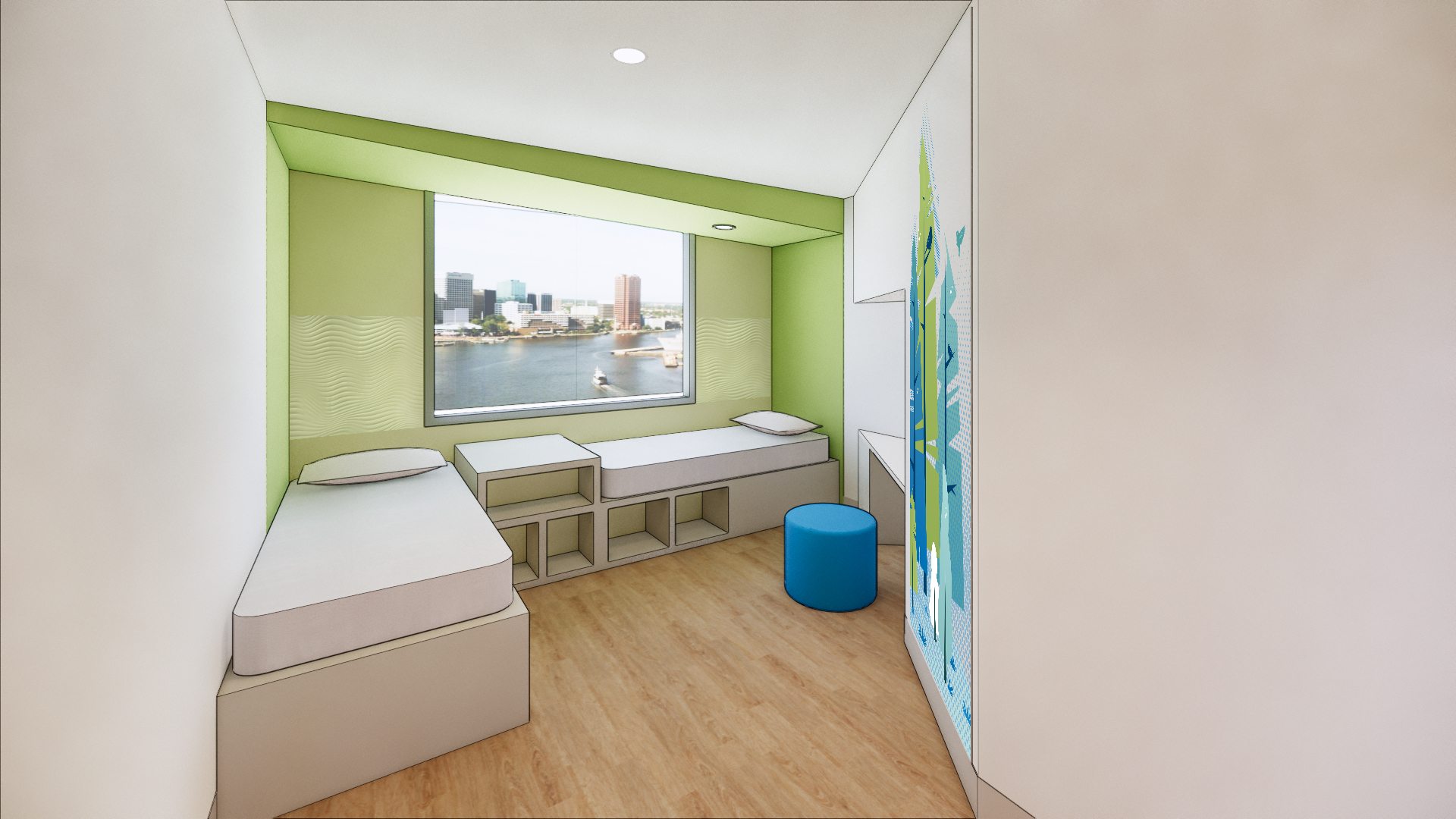 patient room rendering
